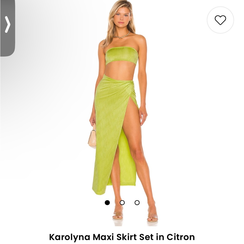 Super down lime green set